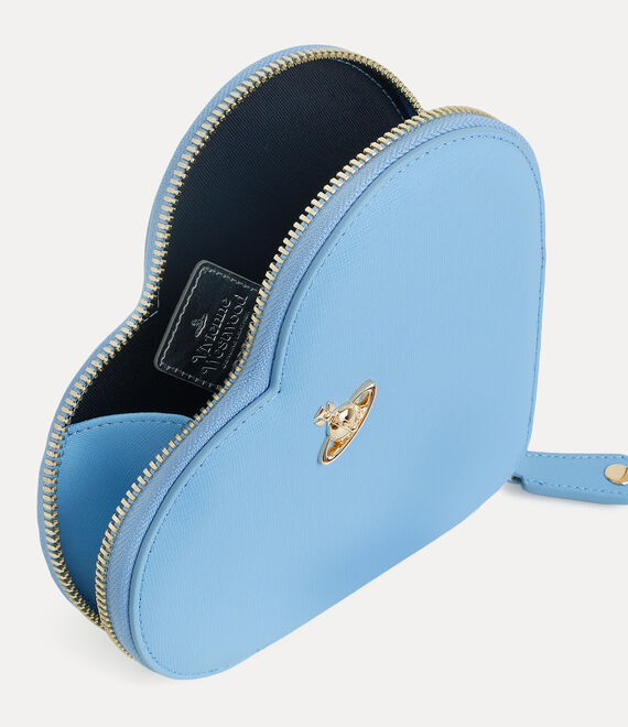 Vivienne Westwood New Heart Crossbody Bag in LIGHT/BLUE